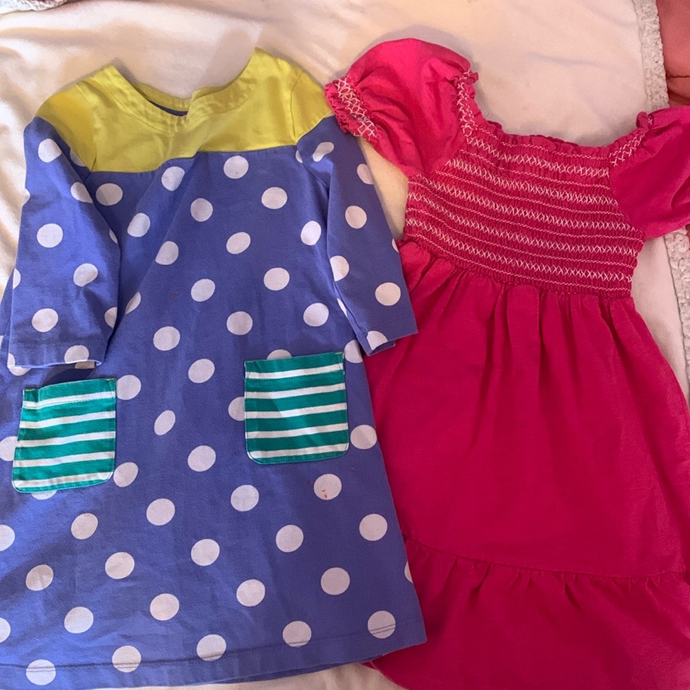 Mini Boden x2 girls dresses size 5-6